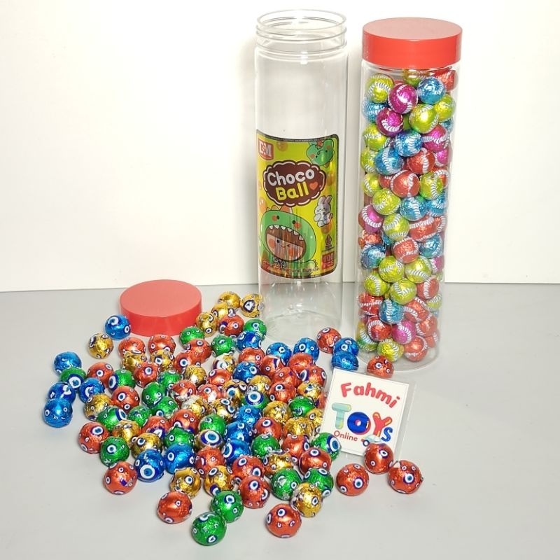 

100 pcs CHOCO BALL TOPLES permen coklat bulat