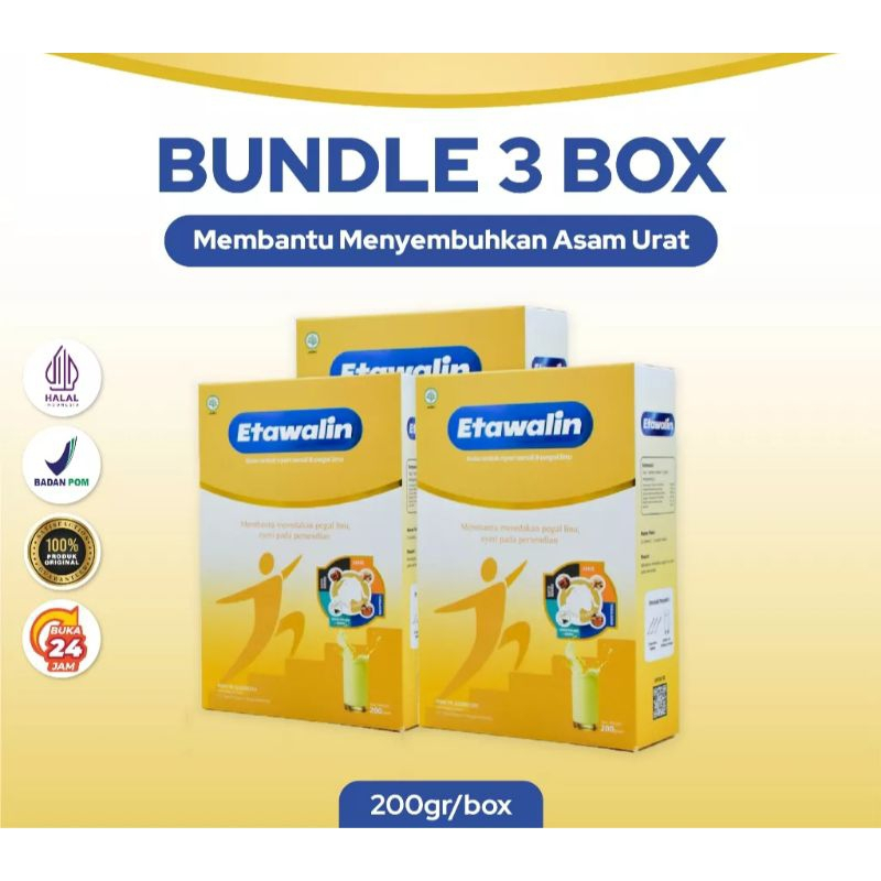 

PAKET (3 BOX) - Etawalin Susu Etawa Herbal Nyeri Sendi 3 Box BPOM HALAL