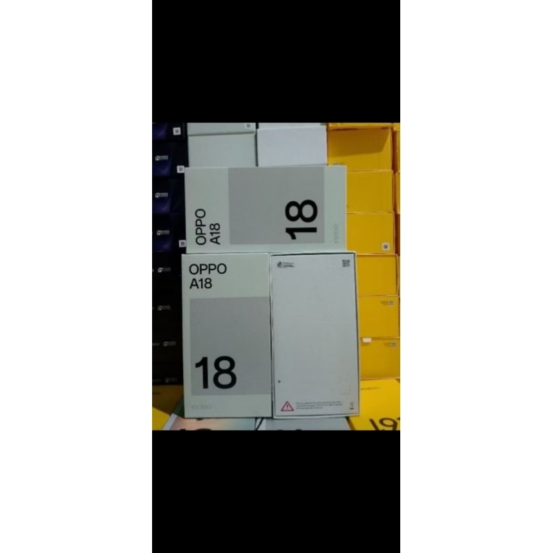 

dus box Oppo A18 ready free request sticker