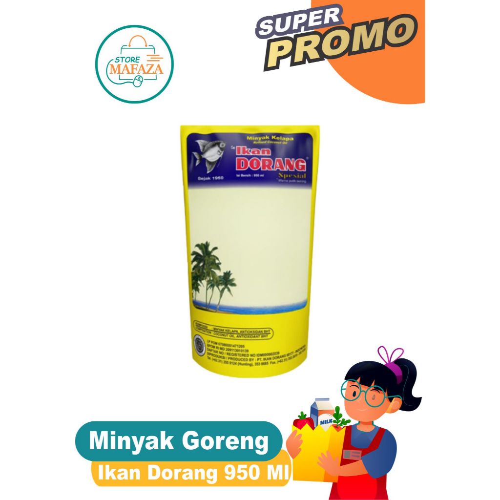

IKAN DORANG Minyak Goreng Ikan Dorang Pouch 950 Ml Promo