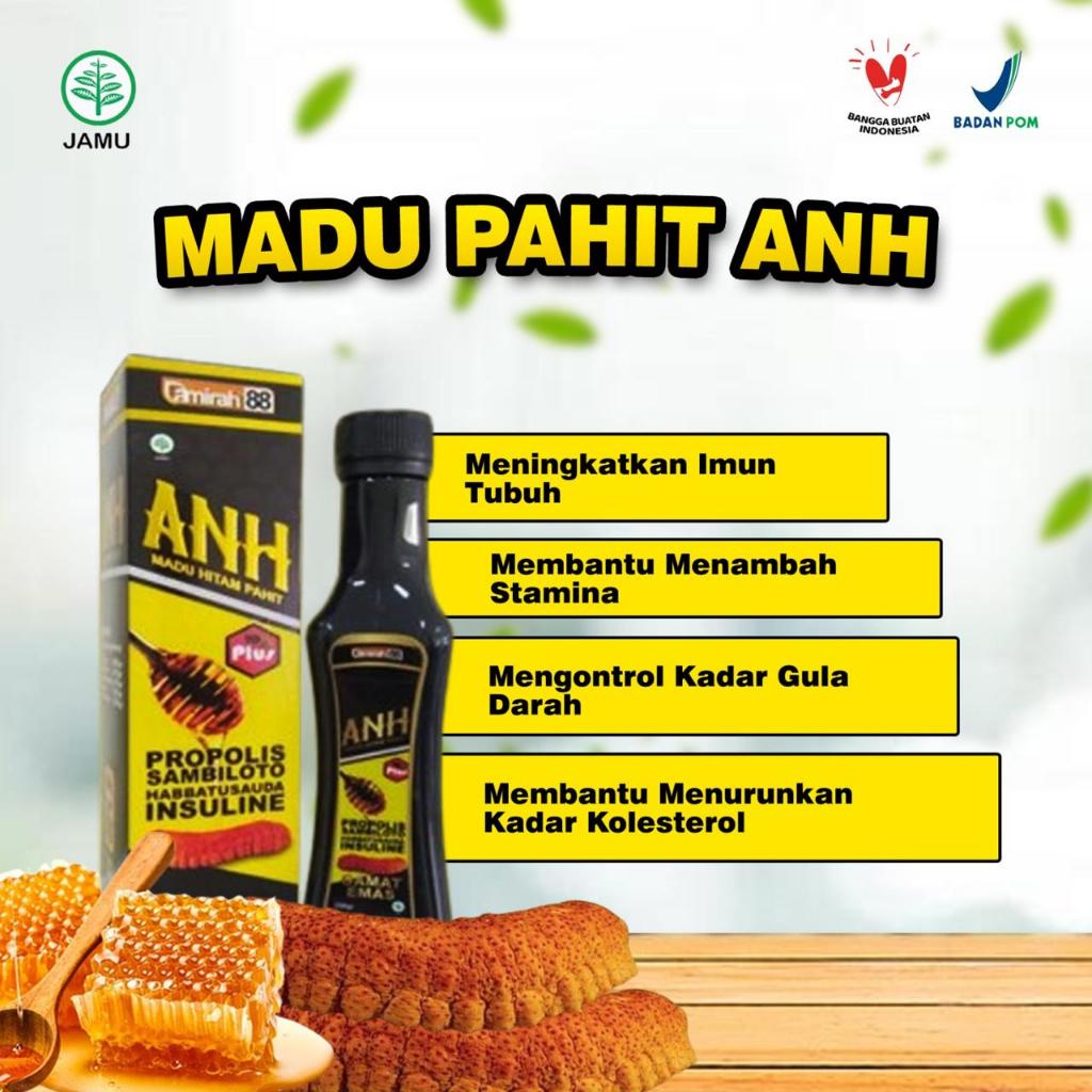 

Madu Pahit ANH Original Propolis Gamat Emas