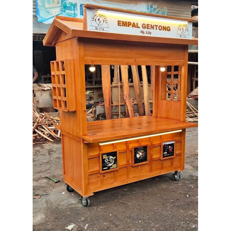 Gerobak jepang dimsum / gerobak takoyaki / Booth jualan gerobak ramen