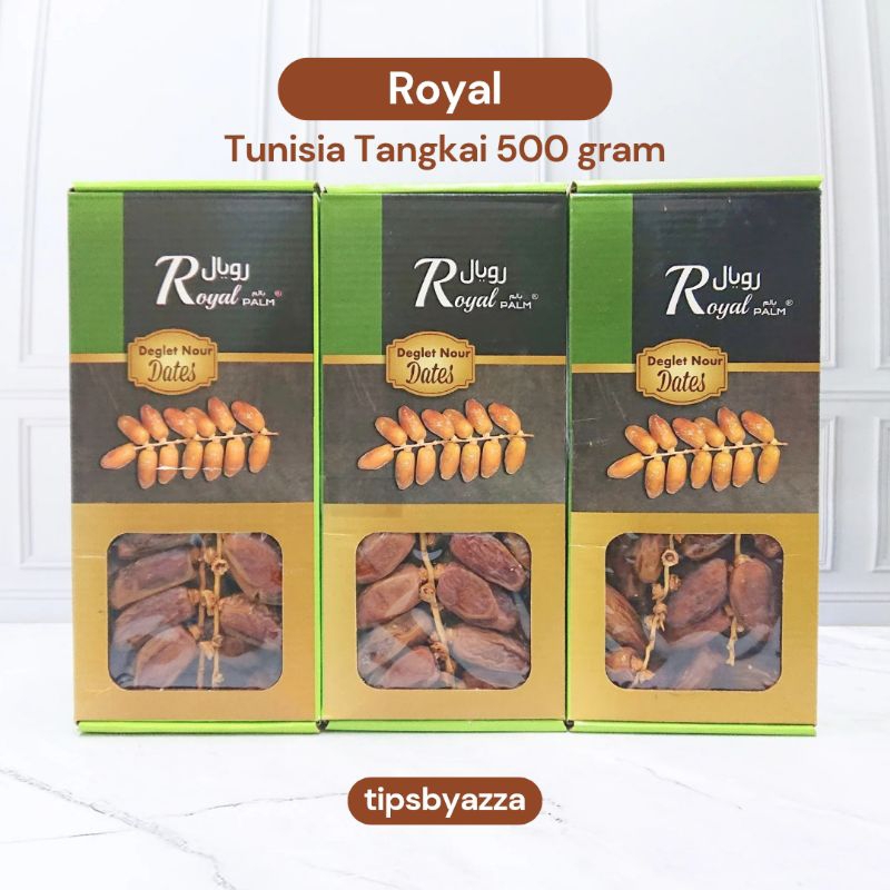 

Royal Kurma Tunisia Tangkai 500 Gram