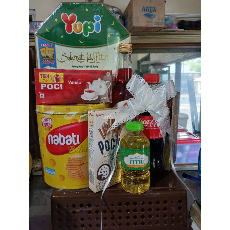 

Paket 150k, Free keranjang dan hiasan pita nametag