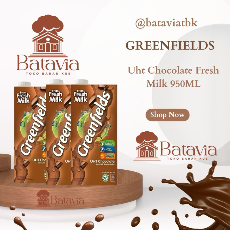 

GREENFIELDS Chocolate Fresh Milk 950ML