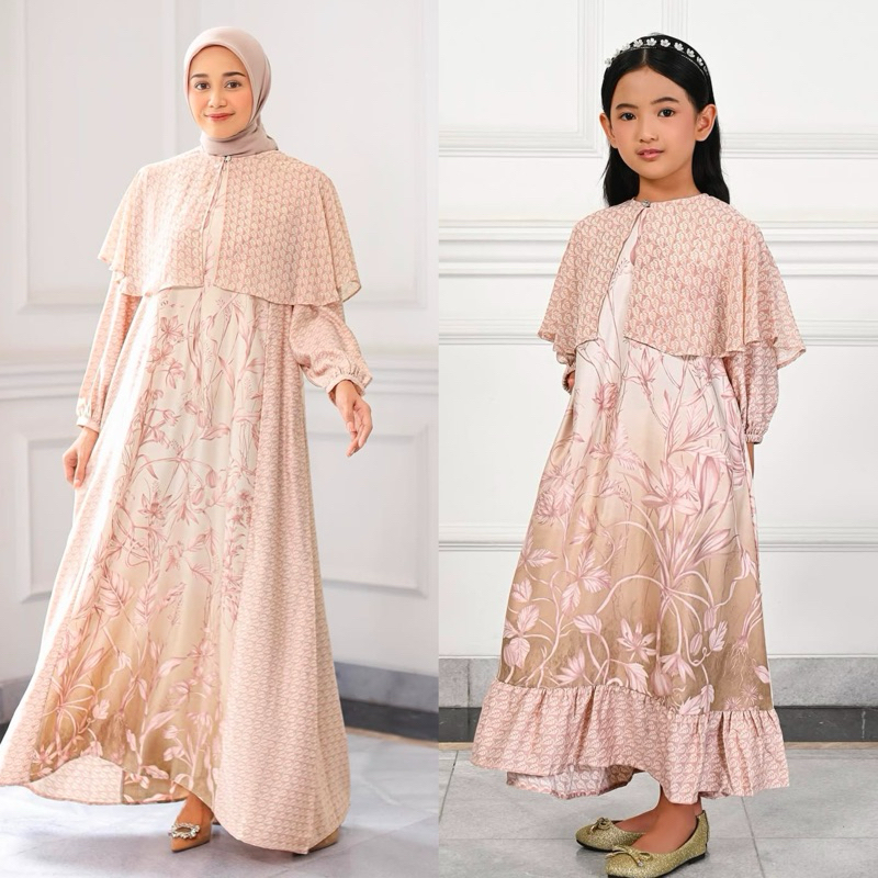 Ajda Dress Dusty Geulis Id & Zalina Dress Dusty Geulis Id
