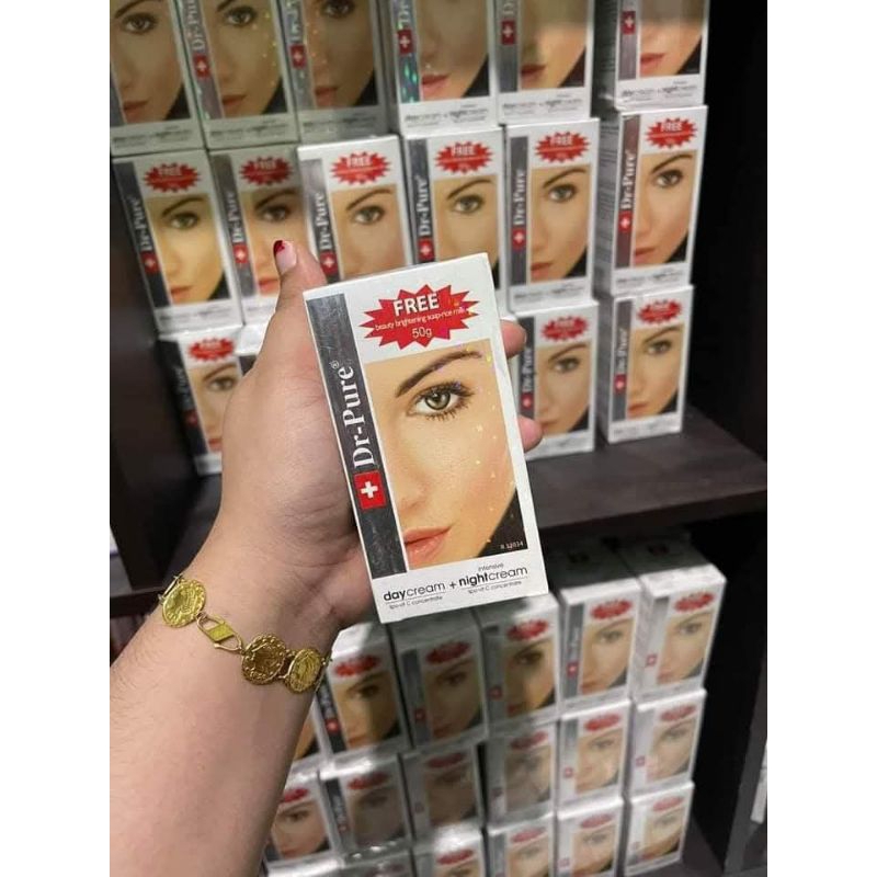 DR PURE SET CREAM SIANG MALAM DAN SABUN