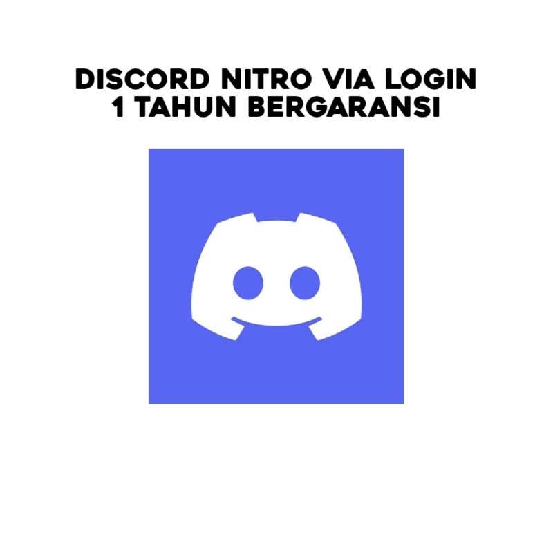 Discord Nitro 1 Tahun Bergaransi