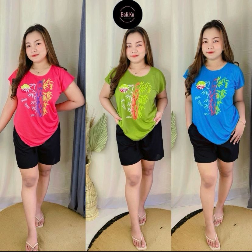 Baju Atasan Kaos Bambu Bali XL Kain Halus