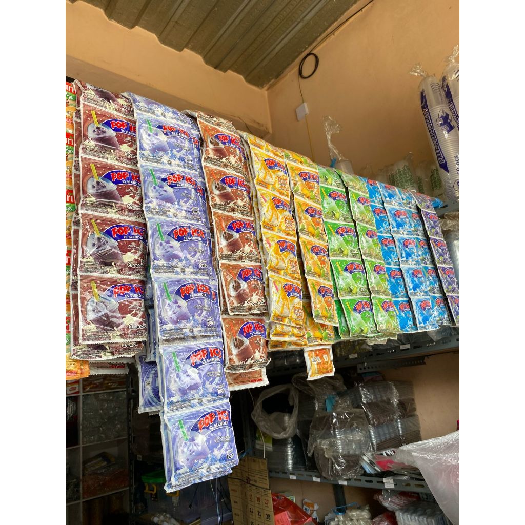 

Popi ice sachet banyak rasa bisa per renceng atau milih rasa sendiri bisa cod