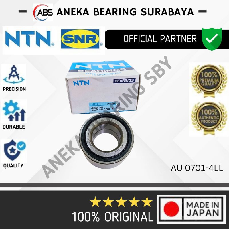 BEARING RODA DEPAN LOVA AU0701-4 NTN JEPANG AVEO LAHER LAKER 34X64X37