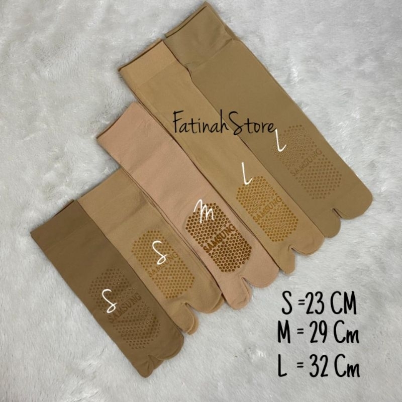 Kaos Kaki Samsung Kaus Kaki Jempol Wanita Muslimah Bawah Lutut Anti Slip