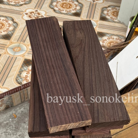 Papan sonokeling dan balok kayu sonokeling full galih
