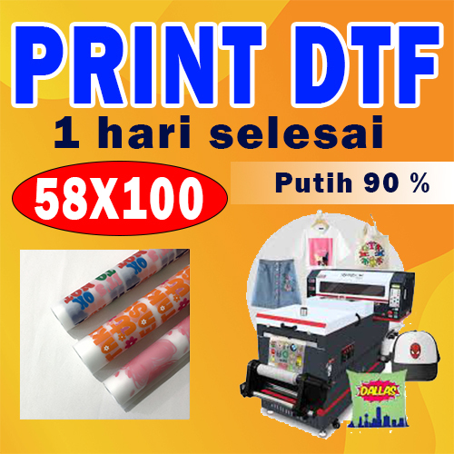 Print DTF Meteran Sablon DTF Sablon Setrika