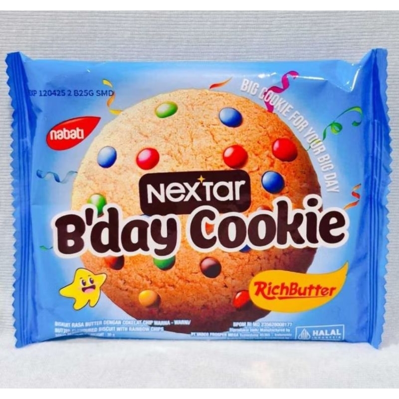 

NABATI NEXTAR BDAY COOKIES ISI 10 PCS