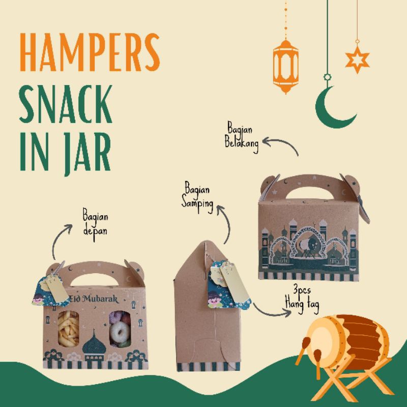 

Hampers snack in jar | Hampers lebaran