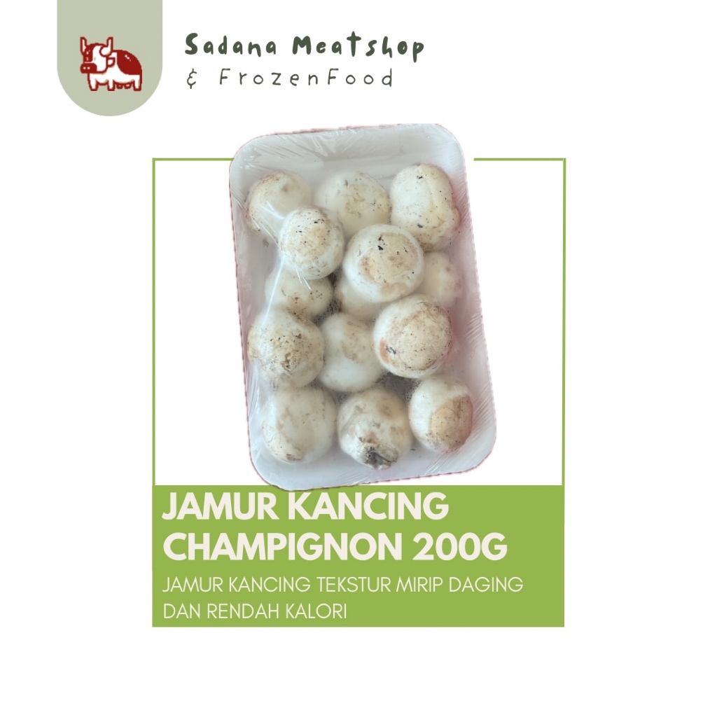 

Jamur Champignon Jamur Kancing 200g
