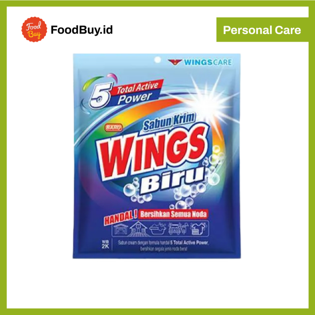 Sabun Krim Wings Biru 1.85 kg