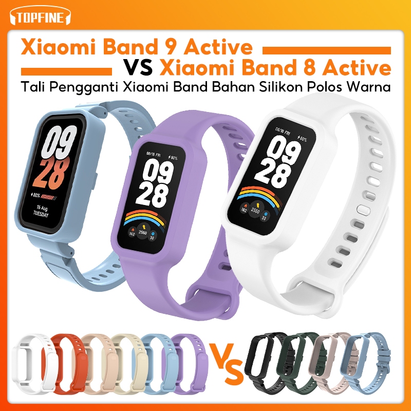 Xiaomi Band 8 Acitve strap / PC Case + TPU Strap for xiaomi band 8 active / Redmi Band 2 Replacement