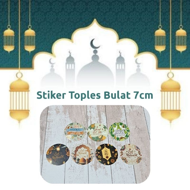 

Stiker toples bulat idul fitri 7cm [25pcs]