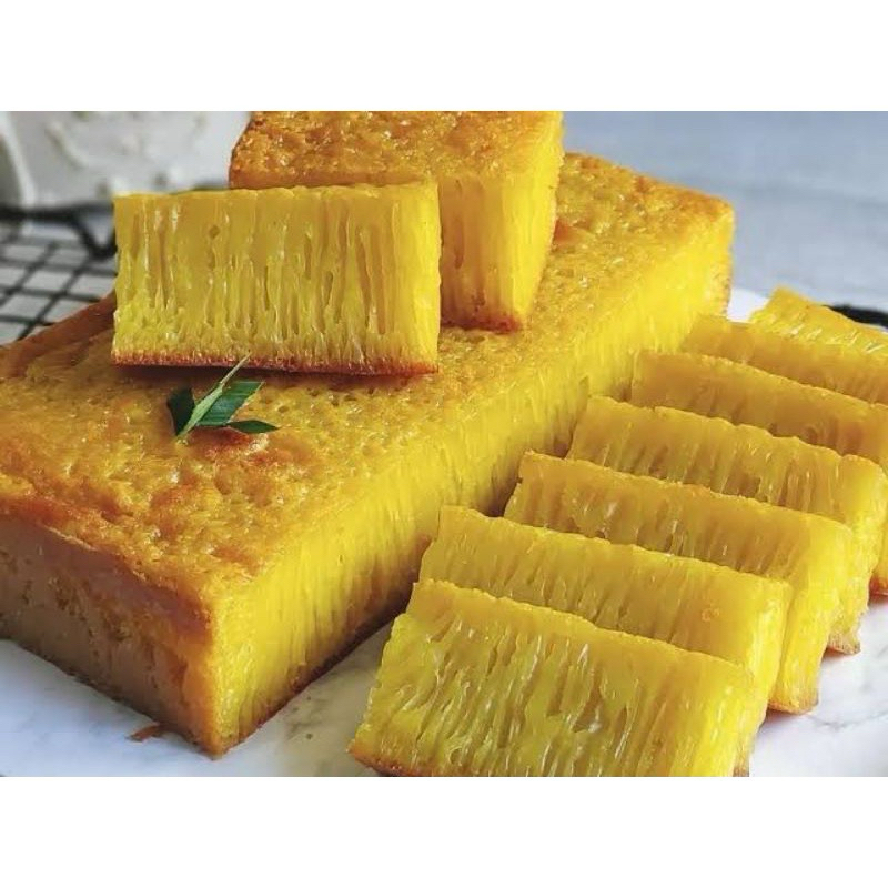 

Bika Ambon Medan Double Cola uk 20x20 halal kue bika ambon legit