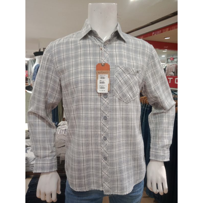 Watchout Kemeja Panjang Pria Kotak-kotak WS302000123