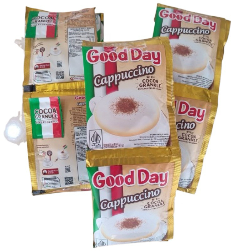 

Good Day Cappuccino 1 Renceng 10 sachet