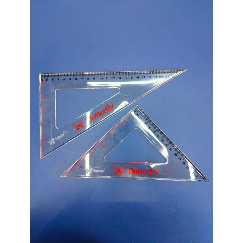 

BUTTERFLY SET GARISAN SEGITIGA / PENGGARIS SEGITIGA / NOMOR 8 / NOMOR 10 / NOMOR 12