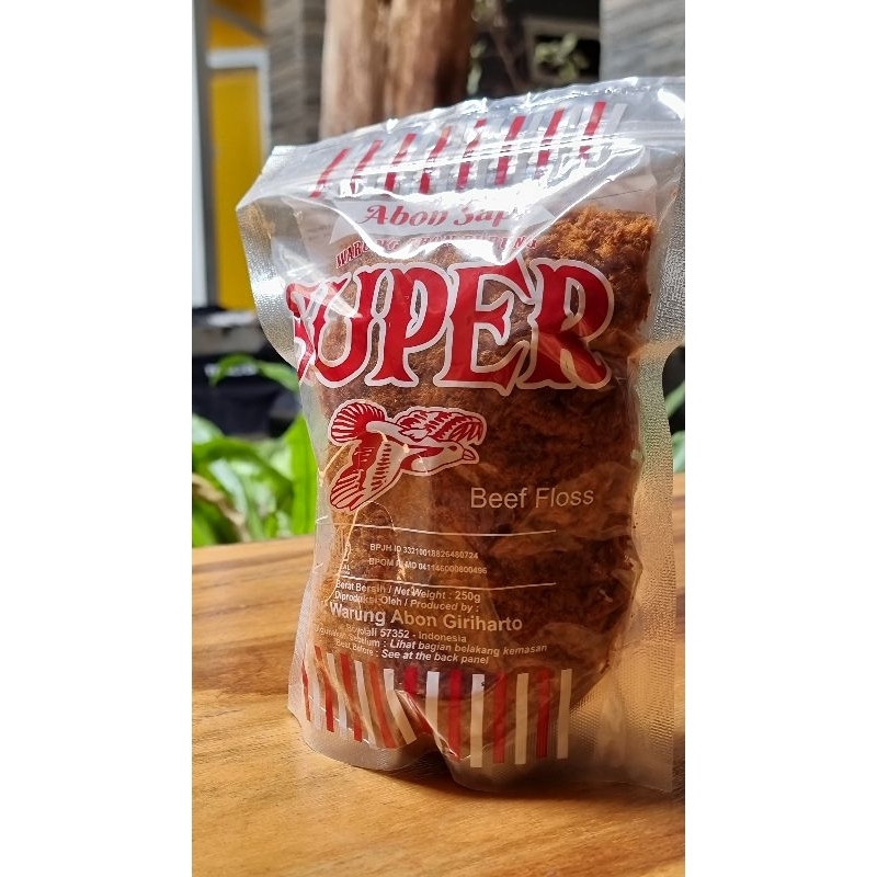 

ABON SAPI SUPER MANIS 250GR