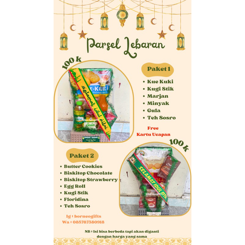 

Parsel lebaran murah