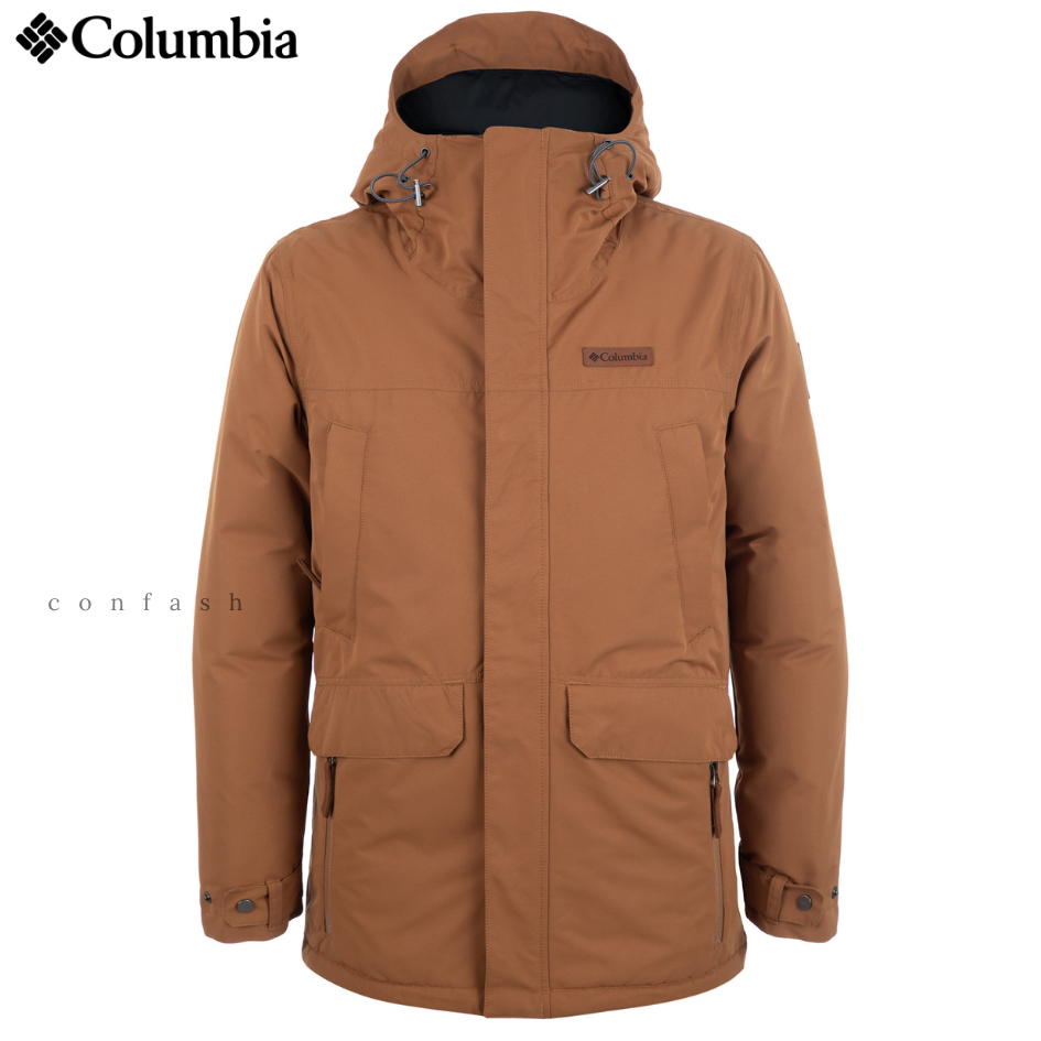 Men's down jacket Columbia South Canyon Outdoor Tebal Gunung Bulang Bulu Angsa Puffer Windproof Hiki