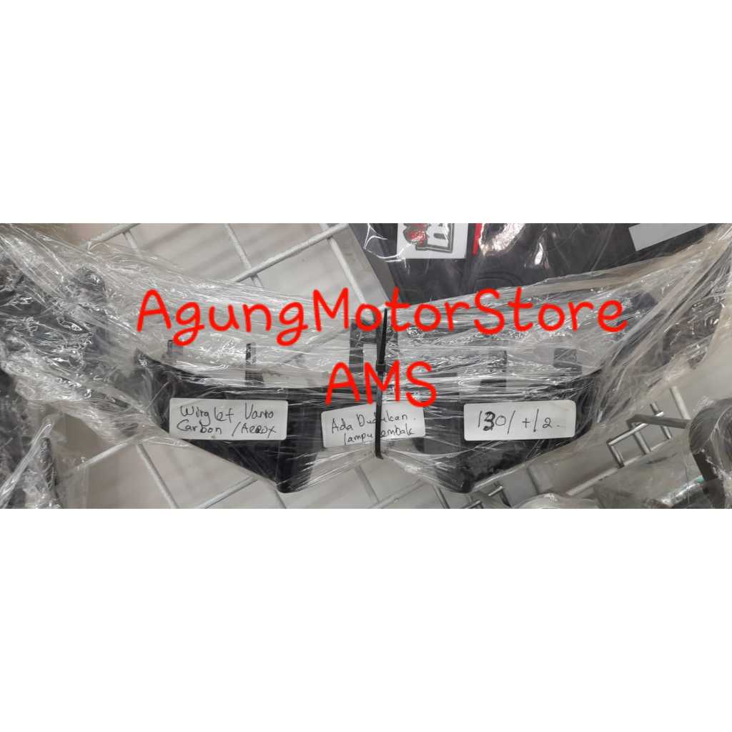 WINGLET + DUDUKAN LAMPU TEMBAK HONDA VARIO KARBON