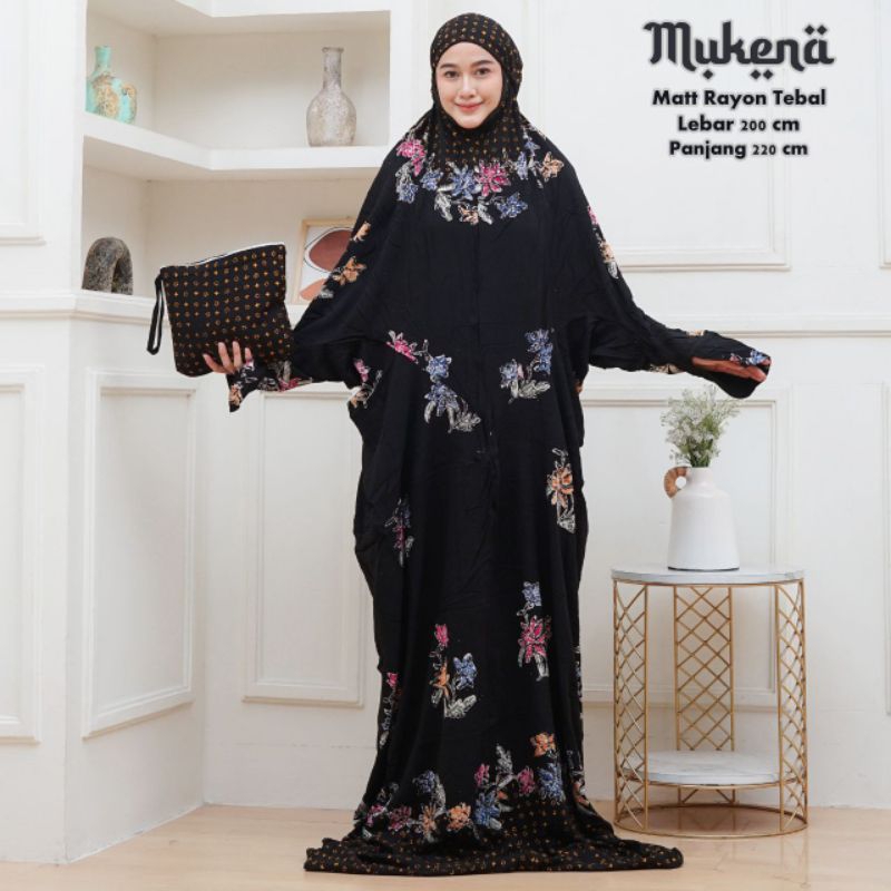 Mukena Batik Cap Mukena Batik Rayon Dewasa