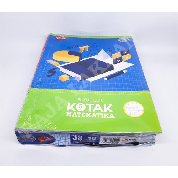 

Buku Tulis Kotak-Kotak SIDU Sinar Dunia|| Kotak Besar 14MM|| Buku Tulis Halus 38 Lembar