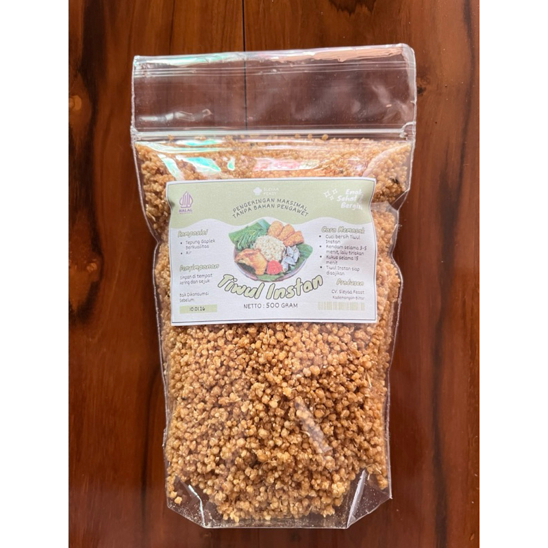 

NASI TIWUL / OYEK INSTAN ASLI BLITAR 0,5 KG