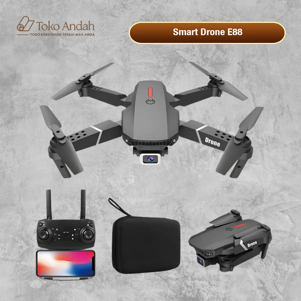 Smart Drone E88 4K Ultra HD Camera Shoot Original Indoor Outdoor Drone Mini RC4K Ultra HD Camera