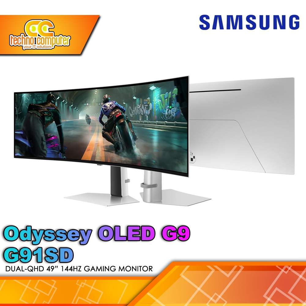 MONITOR SAMSUNG ODYSSEY OLED G9 G91SD Curved Gaming Monitor - 49 inch, Dual QHD (5120 x 1440), OLED,