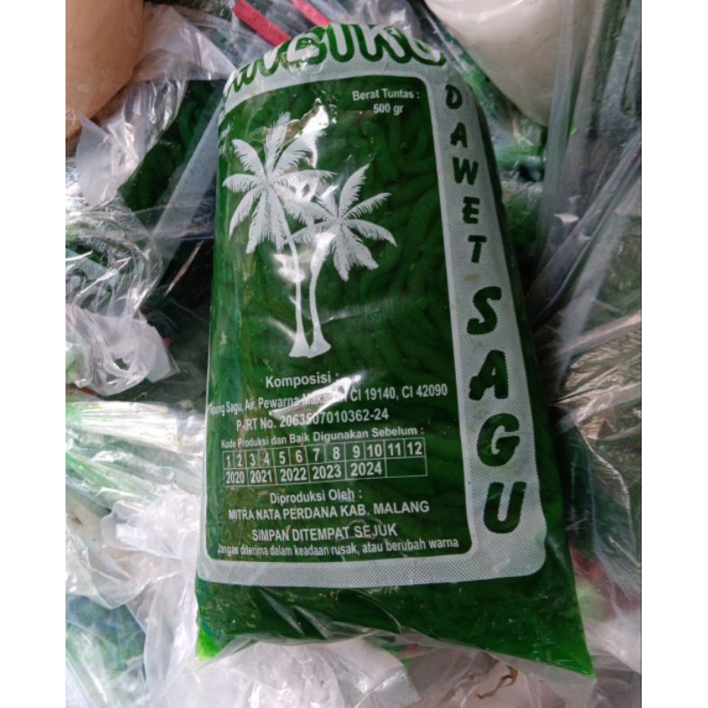 

Dawet Cendol Sagu Hijau Segar