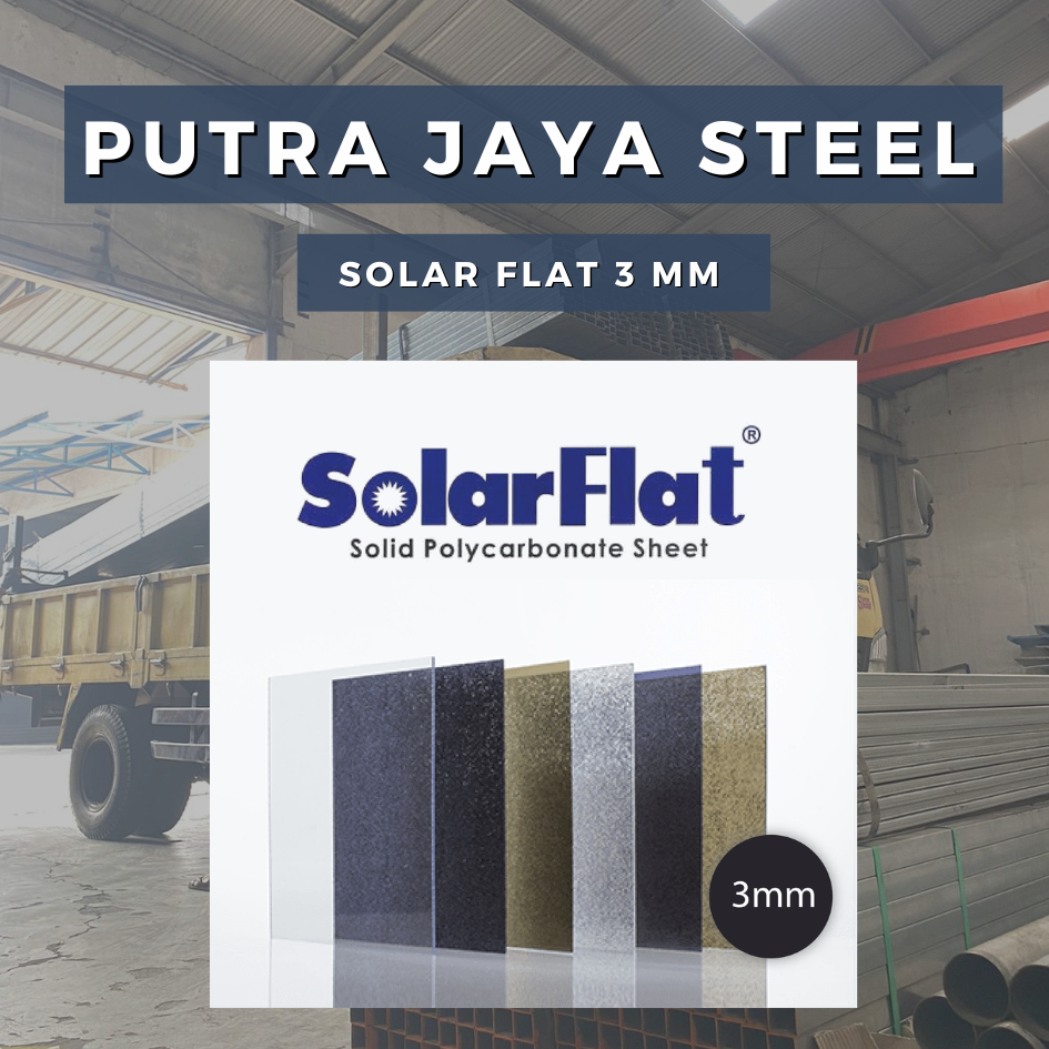 ATAP SOLARFLAT 3,0 MM | SOLARTUFF ATAP UV TRANSPARAN