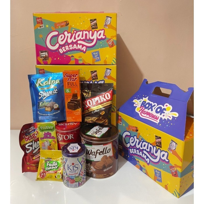 

Hampers Parcel Mayora Box of Happiness 2025 / Hampers Lebaran