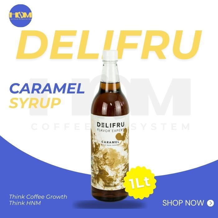 

Sirup Delifru Caramel 1L | Delifru Syrup Caramel 1L