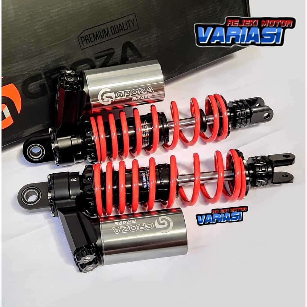 Skok Groza Shock Groza Brave Series Nmax New Aerox New ukuran 305 mm Merah Triple Klik