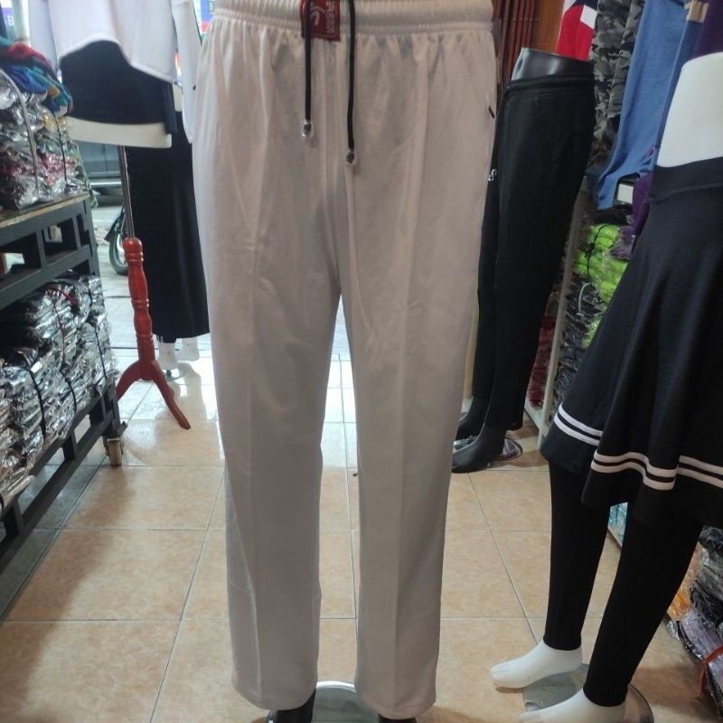 Celana Training TRP Pria putih/hitam by Uncle West