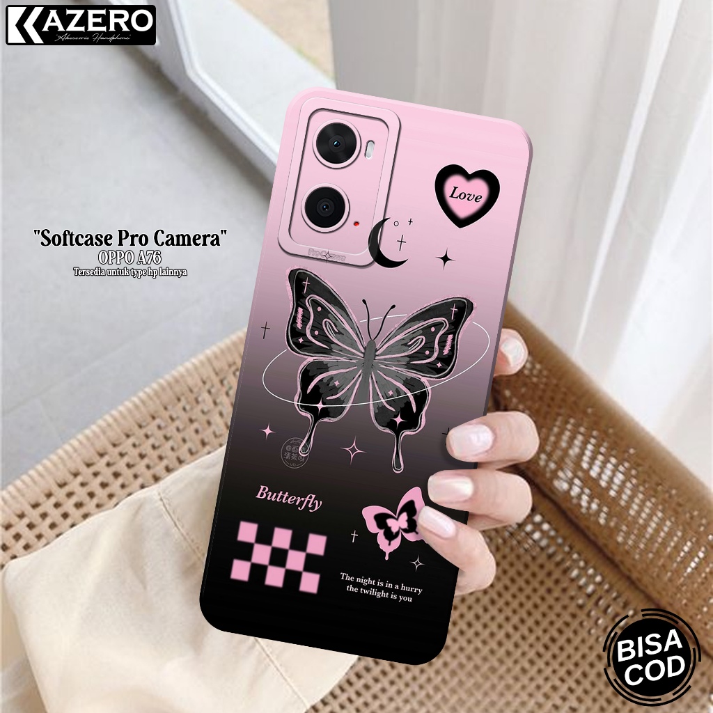 Case Hp OPPO A76 Fashion Case Aesthetic Silikon Pro Camera Softcase OPPO A76 Casing OPPO A76 Kesing 
