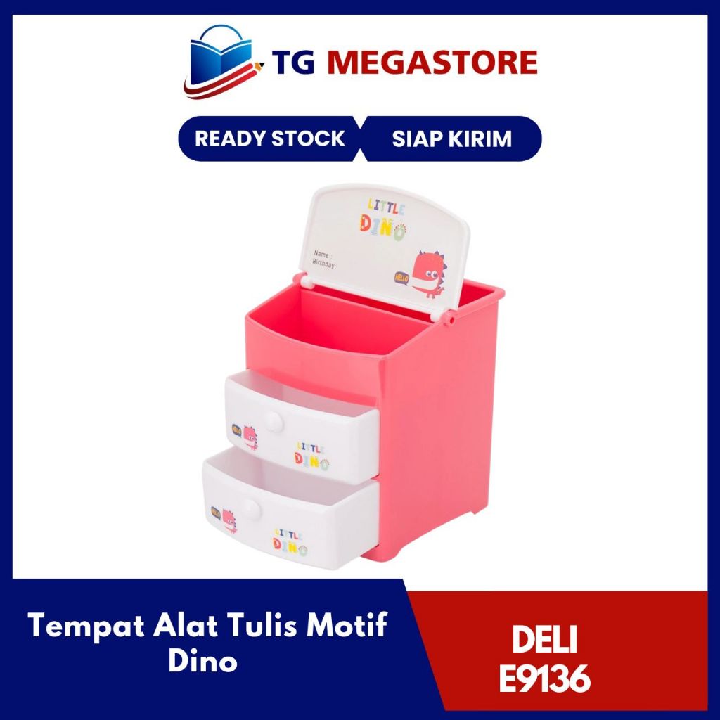 

Tempat Alat Tulis DELI Motif Dino - E9136