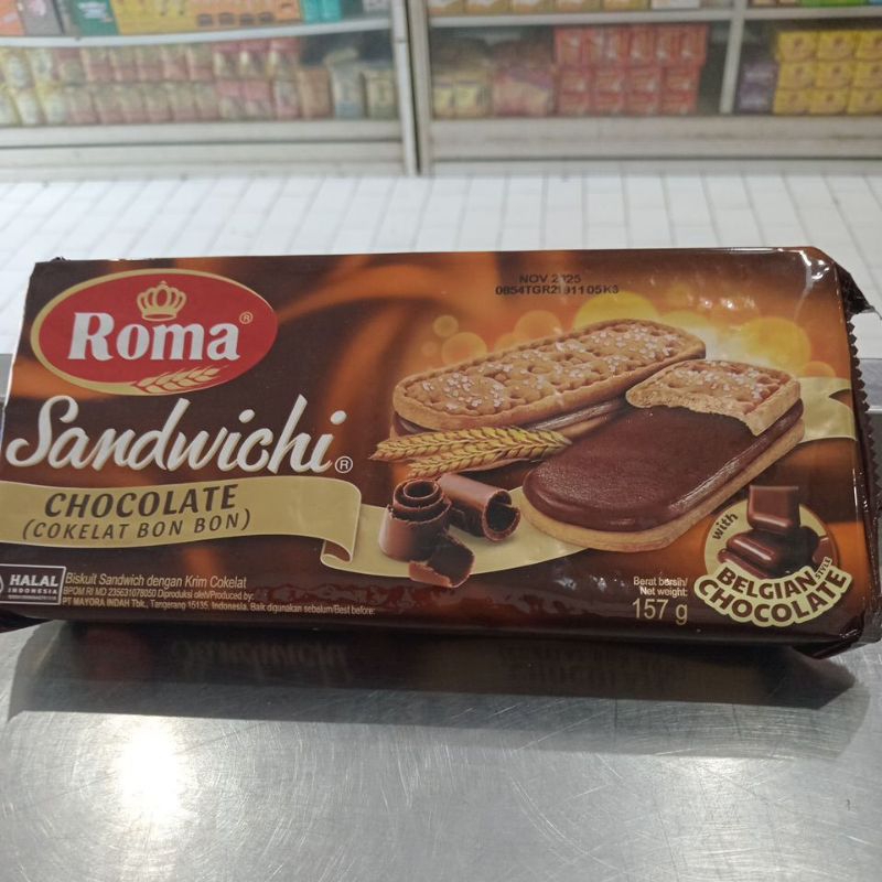 

Roma sandwich rasa coklat 157g/pcs