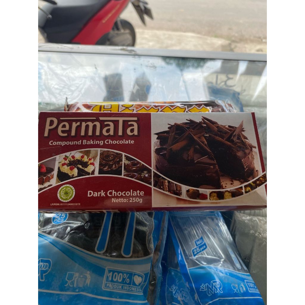 

Permata Dark Chocolate/permata dark coklat nakes / berat 1batang 250g