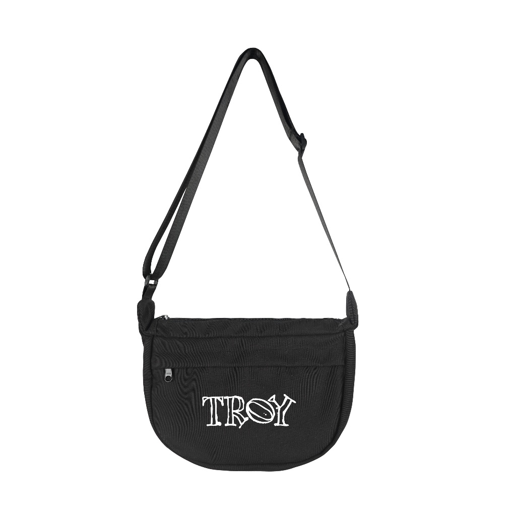 Troy Company Sling Bag Black TROY - Tas Selepang Slingbag Hitam SB 3068