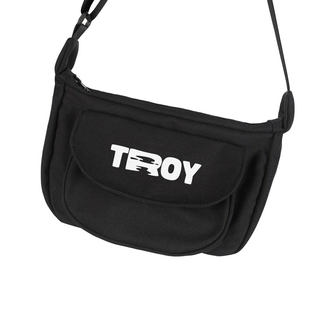 Troy Company Sling Bag Black Melt Troia - Tas Selepang Slingbag Hitam SB 3070