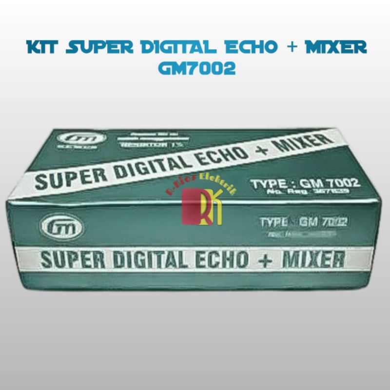 KIT GM 7002 SUPER DIGITAL ECHO + MIXER